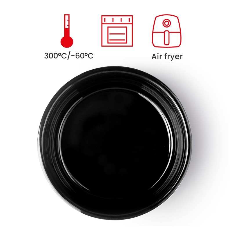 IBILI 919920 Recipiente para freidora de aire Enamelled Steel Container