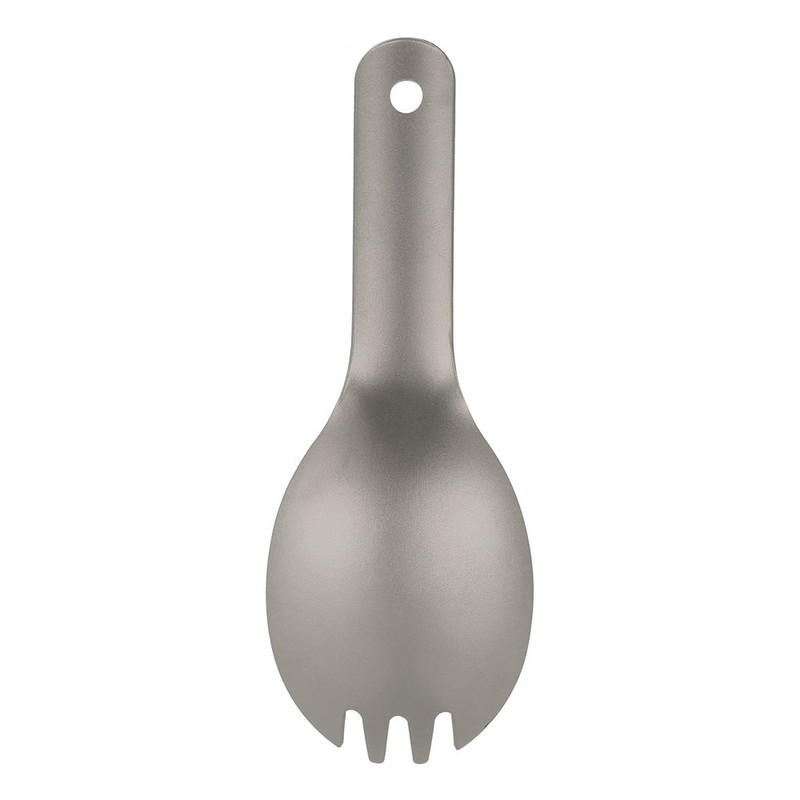 Lixada Spoon Sparking Spoon Cutlery Set Outdoor Cutlery Set Titanium