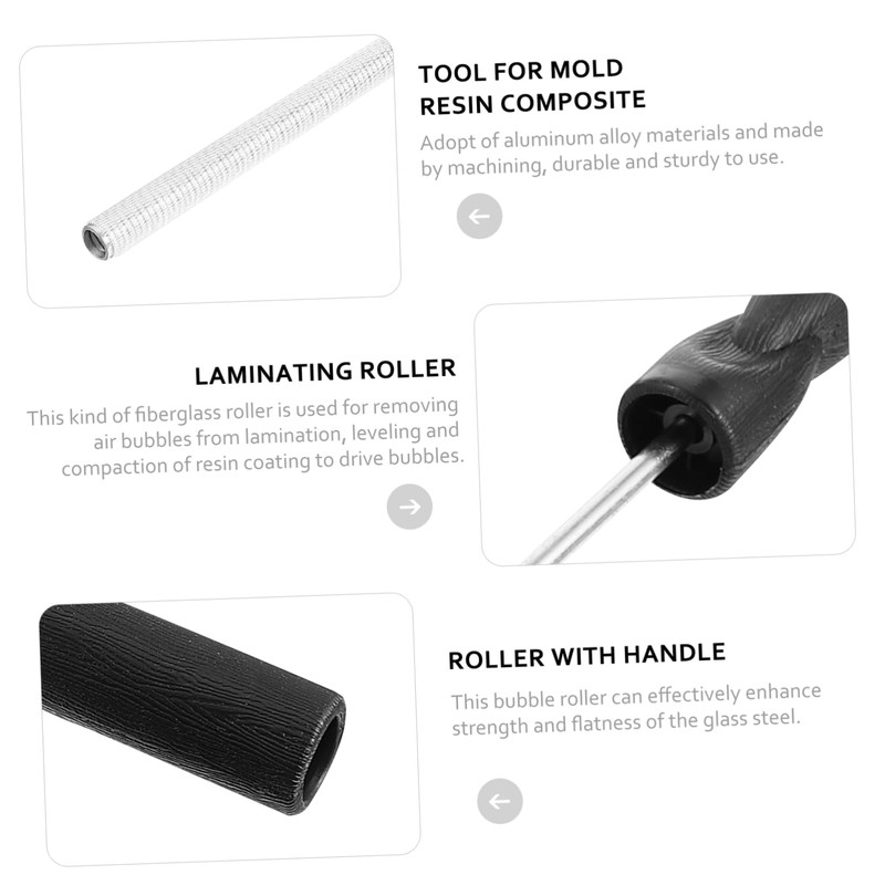 WHAMVOX Bubble Buster Aluminum Alloy Fiberglass Roller Tool Defoaming Paddle