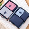6-Piece Travel Packing Organizer Set for Luggage – Lightweight Reusable