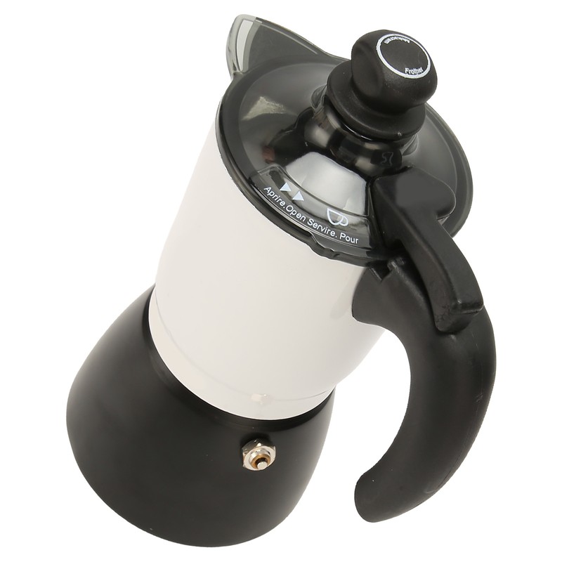 150ml Moka Pot Stovetop Coffee Maker Makes Real Italian Coffee