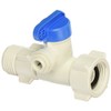 John Guest PASVPP5 Angle Stop Adapter Valve, 1/2" x 3/8"