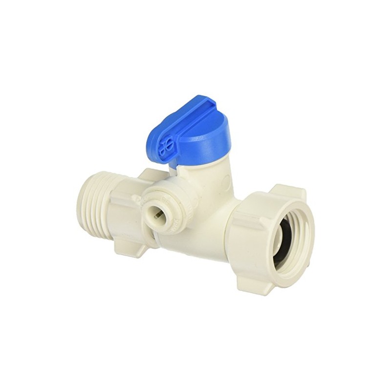 John Guest PASVPP5 Angle Stop Adapter Valve, 1/2" x 3/8"