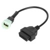 Motorcycle Diagnostic Scanner Cable, 6 Pin to 16 Pin OBD2