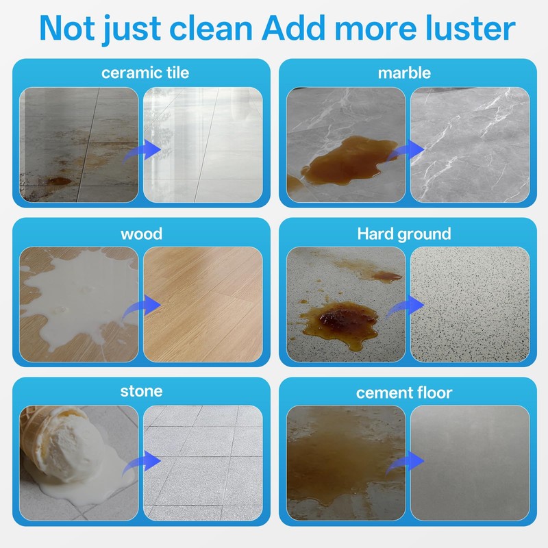 1L Fresh Ocean Scent Floor Cleaning Solution Compatible With Tineco