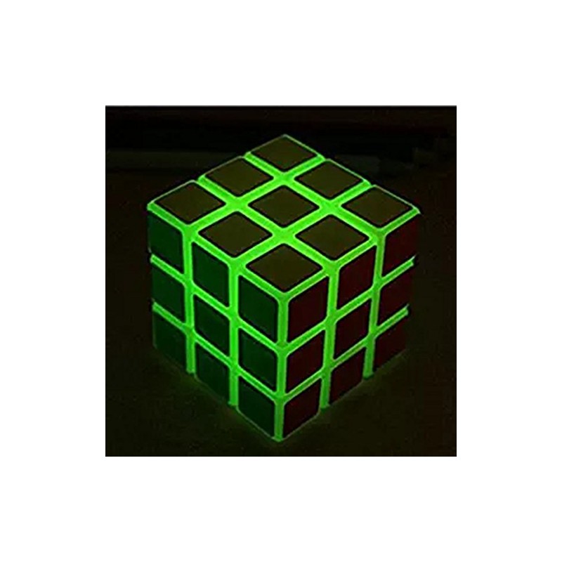 3x3 Fluorescent Speed Cube Glow in Dark Magic Speed Cube