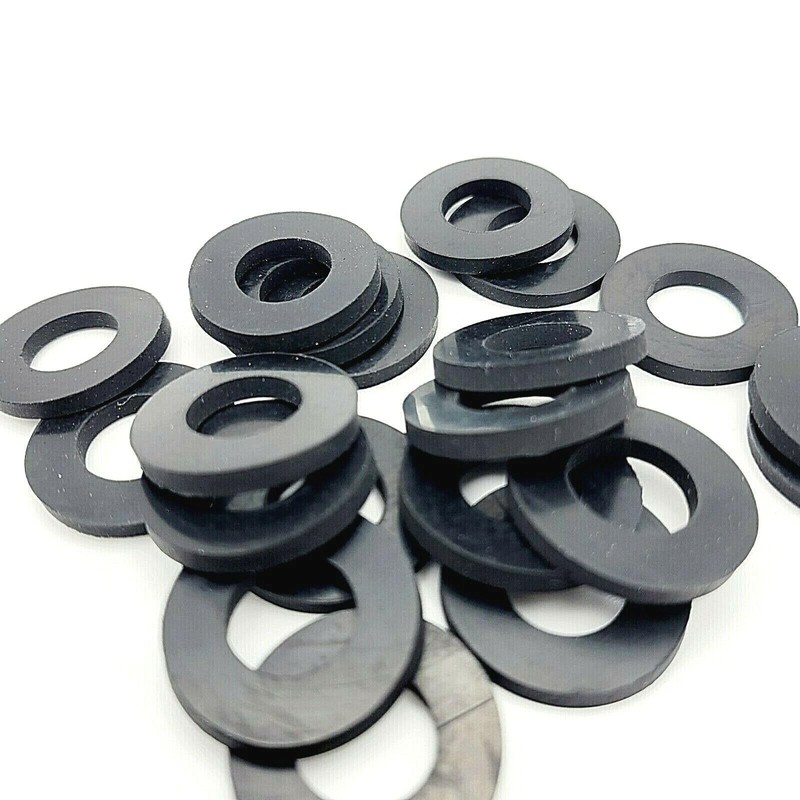 1/2" ID Rubber Washers 1" OD Spacers 1/8" Thick Gasket
