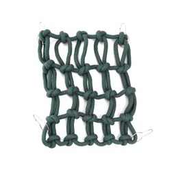 Little Friends Cargo Net Climber Toy Green for Small Rodents Rats Mice Hamsters Gerbils Climbing Cage Accessory 32 x 25 x 7cm