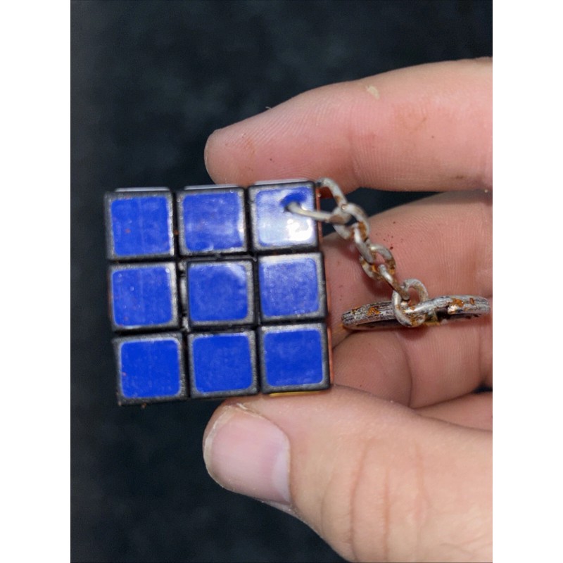 Wonderful Puzzler (1) Vintage Wonderful Key Chain Rubik's Cube w