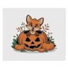 2 x 'Pumpkin Fox' Microfibre Lens/Glasses Cleaning Cloths (LC00030526)