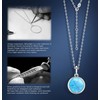 KristLand Moonlight Collection S925 Silver Necklace with Opal Simple Design