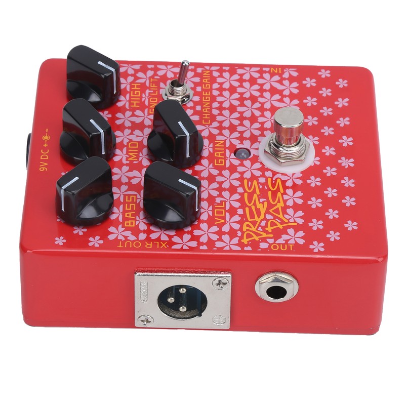 Bass Guitar Effects Pedal Driver with DI Tube Amplifier XLR