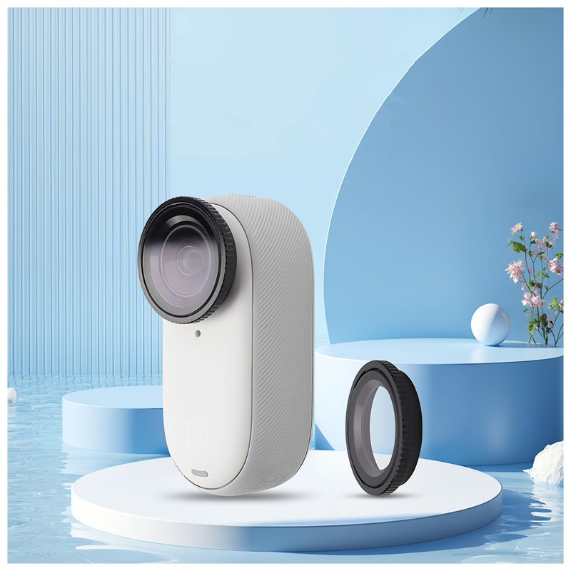 SHEAWA for Insta360 Go3 Lens Guard, Optical Tempered Glass, Ultra