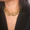 Chunky Gold Necklace Chunky Necklaces for Women Gold Statement Necklace