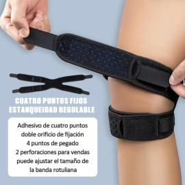 Rodillera Elastica Rodilleras Deportivas Rodillera Ajustable Para La Rodilla Soporte Para Deportes Negro Hoovoo