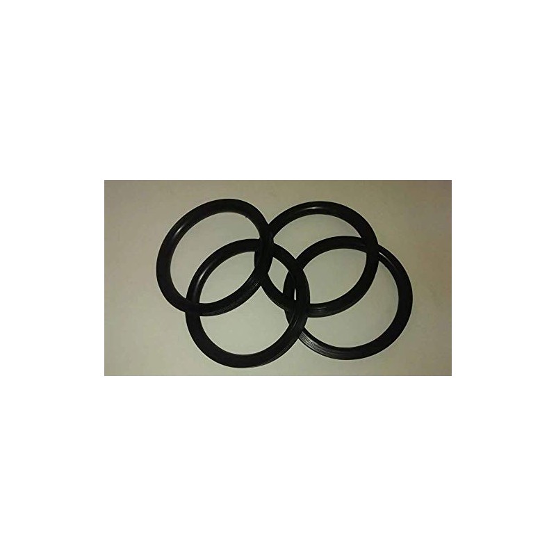 6.5" Flat Tread Pedal Car Tires - Set of 4
