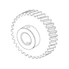 Back Motor Gear for Dental-EZ/Custom Air/Ramvac DEG602