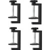 2.5 Inch Mini C-Clamps, 4-Pack Small C-Clamps for Woodworking, Heavy-Duty