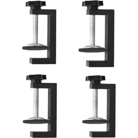 2.5 Inch Mini C-Clamps, 4-Pack Small C-Clamps for Woodworking, Heavy-Duty G Clamps for Cabinets, Desks, and Universal Woodworking Projects, Tiger Clamp Style, Compact and Durable