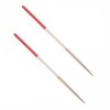 2PCS Diamond Needle File Round Diamond Files Tools for Metal