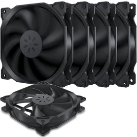 upHere 120mm Long Life Computer Case Fan Cooling Case Fan for Computer Cases Cooling,5-Pack,12BK3-5…