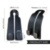 ALEACAR 2 Pack Car Hooks for Headrest, Car Seat Back