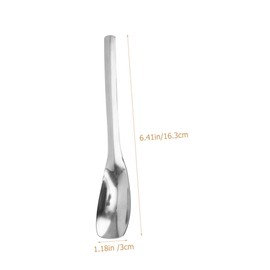 Zerodeko 1 Set Stainless Steel Salad Serving Utensils Long Handle Spoon and Spork for Kitchen Use and Easy to Carry Kitchen Accessory Comfortable Grip and Stylish Design