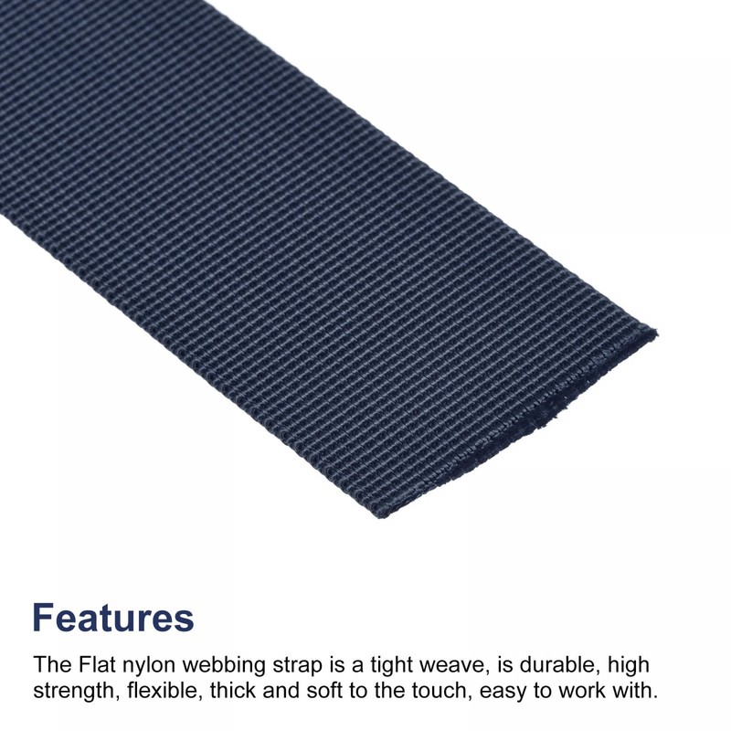 sourcing map Flat Nylon Webbing Strap 1.5 Inch 10 Yards