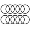sourcing map Pack of 10 Rubber O Rings 70 mm