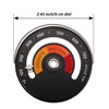 Frienda Wood Stove Thermometer Magnetic, Oven Temperature Meter Stove for
