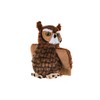 Wild Republic Great Horned Owl Plush, Stuffed Animal, Plush Toy,