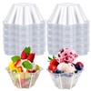 200 PCS Small Clear Plastic Bowls – 8 OZ Disposable