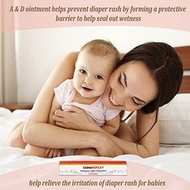 A and D Ointment by Sion Biotext Baby Diaper Rash Vitamin A + D Healing Cream for Dry Irritated Skin, Cuts, Burns Soothing Baby Care Medical Moisturiz