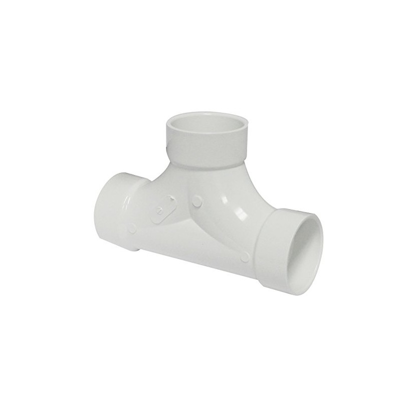 Canplas 193723 PVC DWV 2-Way Cleanout FTG, White