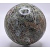 2.9" 535g Green Chrysoprase w/Inclusions Carved into Sphere Polished Natural