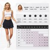 SEMARO Womens Tennis Athletic Golf Skorts Skirts Crossover High Waisted