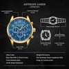 Anthony James Moonphase Wrist Watches Men
