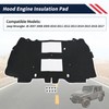 Hood Engine Insulation Pad Compatible with Jeep Wrangler JK 2007-2017