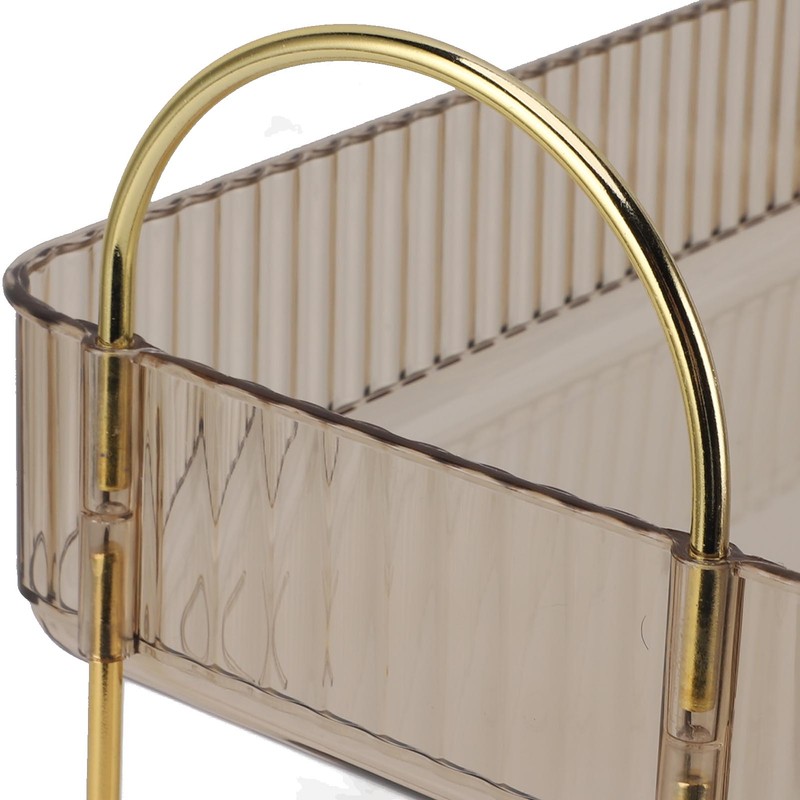 Double Layer Makeup Stand Modern Light Luxury 2 Tier Makeup