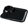 J-kitchens 871176 Serving Plate, Standing Party Plate, Black, 8.3 inches
