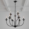 GooChan 2 3 4 6 7 Inch Black Plastic Candle