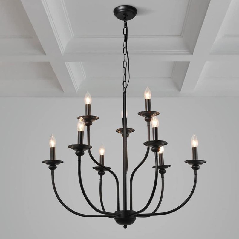 GooChan 2 3 4 6 7 Inch Black Plastic Candle