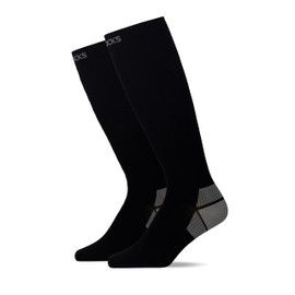 Snocks Sports Compression Socks for Men and Women, Size 35-50, Compression Socks in Category C, Your Ideal Companion for Improved Performance for Running, Cycling, Jogging or Gym, 1 x black.