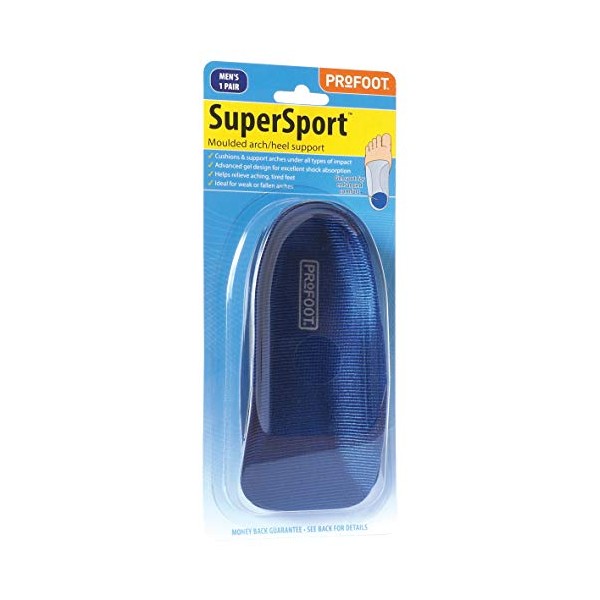 Profoot Super Sport Moulded Arch/Heel Support Men - Cushions & supports arches - support insoles
