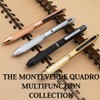 Monteverde USA Quadro 4-in-1 Multifunction Pen - Brass Finish -