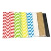 Haobase 50Pcs Paper Drinking Straws, Biodegradable Paper Straws for Drinking