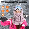 AYPOW Winter Thermal Fleece Balaclava Men Women Multifunctional Outdoor Windproof