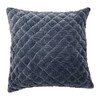 Creative Co-Op 20" Square Quilted Velvet Pillow Cover