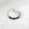 TIORIY Vessel Sink Drain Without Overflow, Plastic Bathroom Pop up