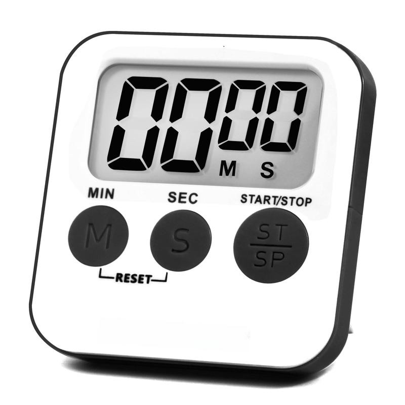 Kitchen Timer for Cooking Loud Alarm Large Display Auto Memory